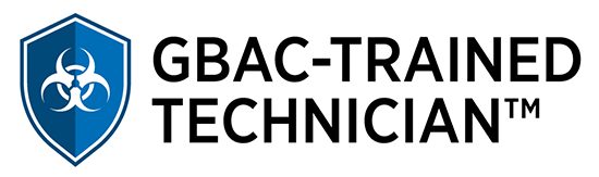 GBAC Trained Technician Shield certifies our professional cleaning company
